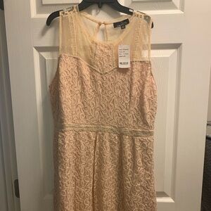Suzanne Betro NWT ivory lace dress